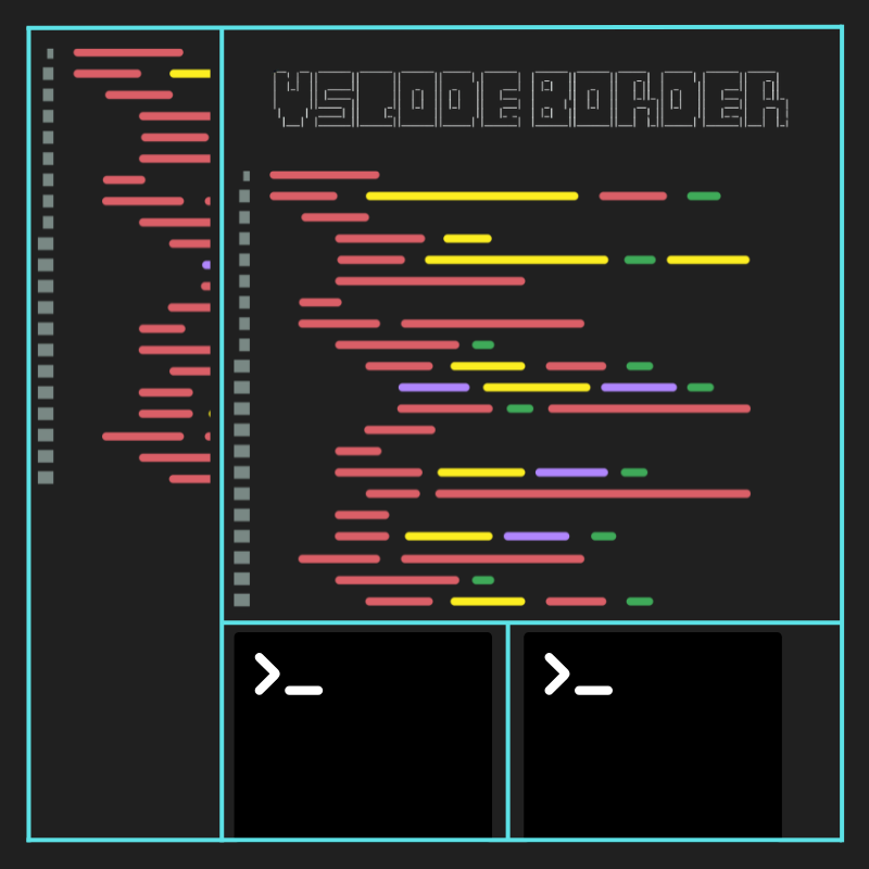VS Code Border